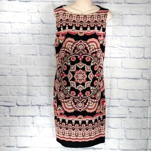 🔵BOGO FREE🔵 Cache Sleeveless Dress Floral Design Sz L